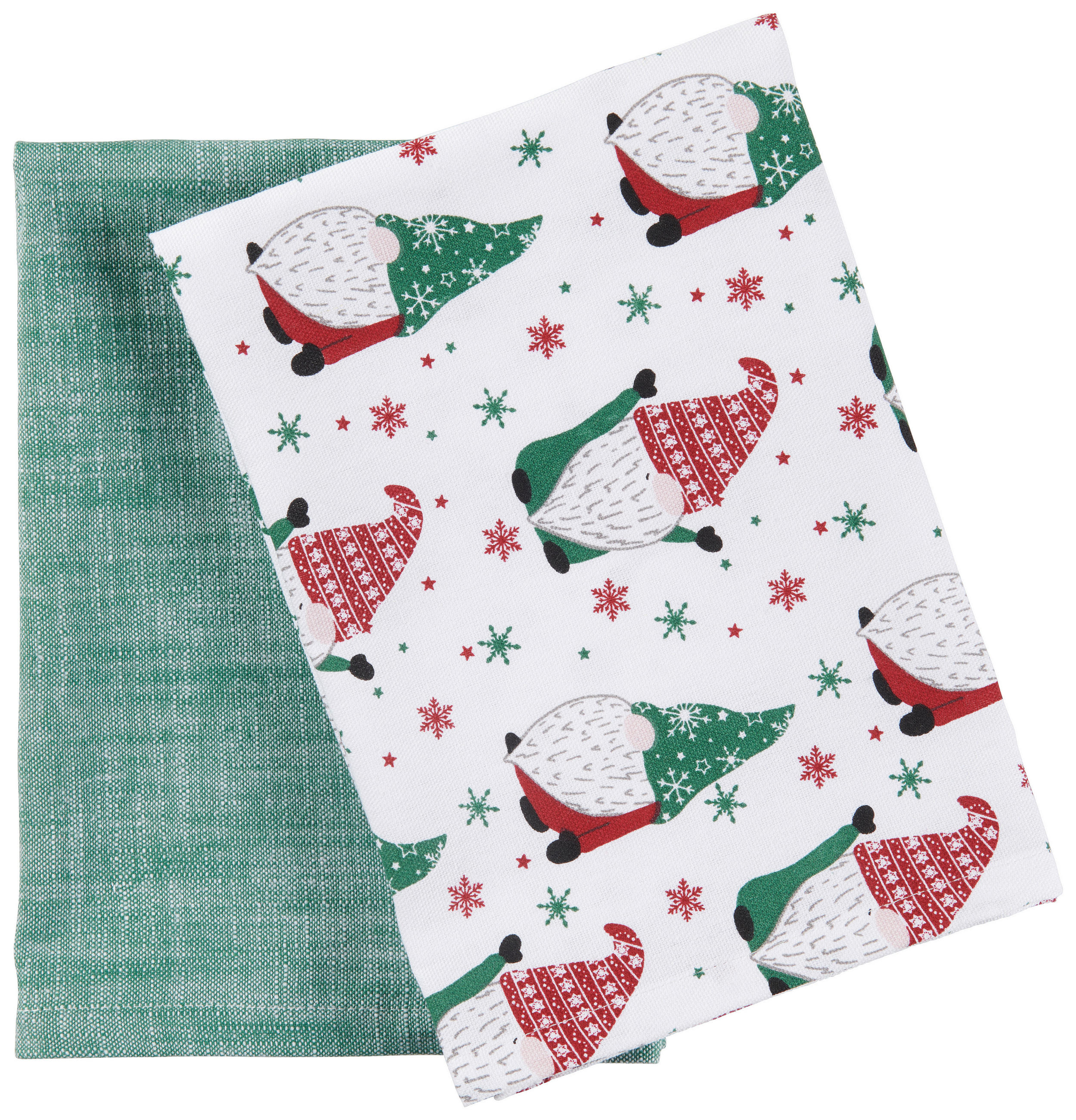 KONYHARUHASZETT 2 részes többszínű  - többszínű, Konventionell, textil (50/70cm) - X-Mas
