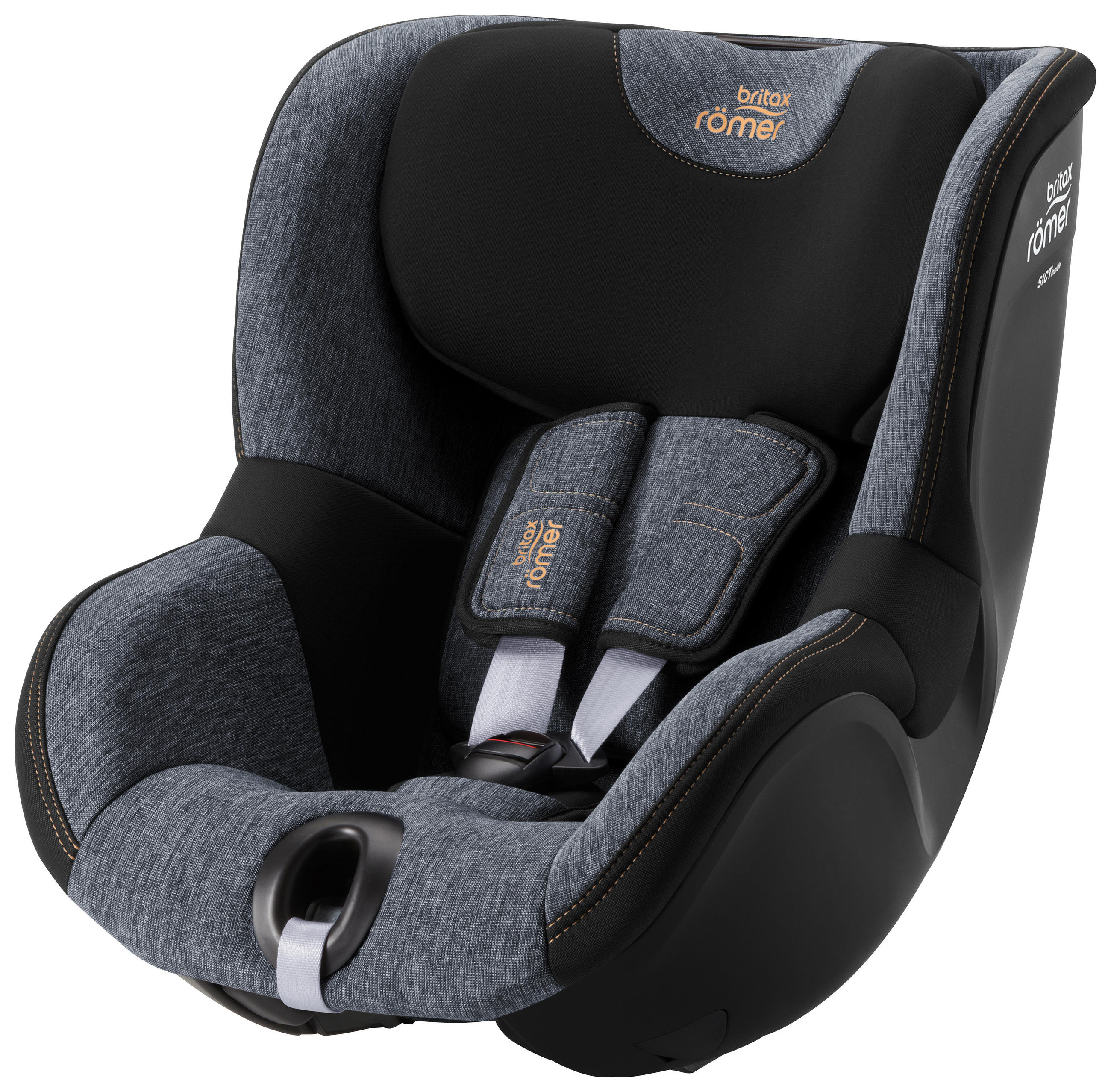 REBOARDER-KINDERSITZ DUALFIX 5Z  - Blau/Schwarz, Basics, Textil (44/48/74cm) - Britax Römer