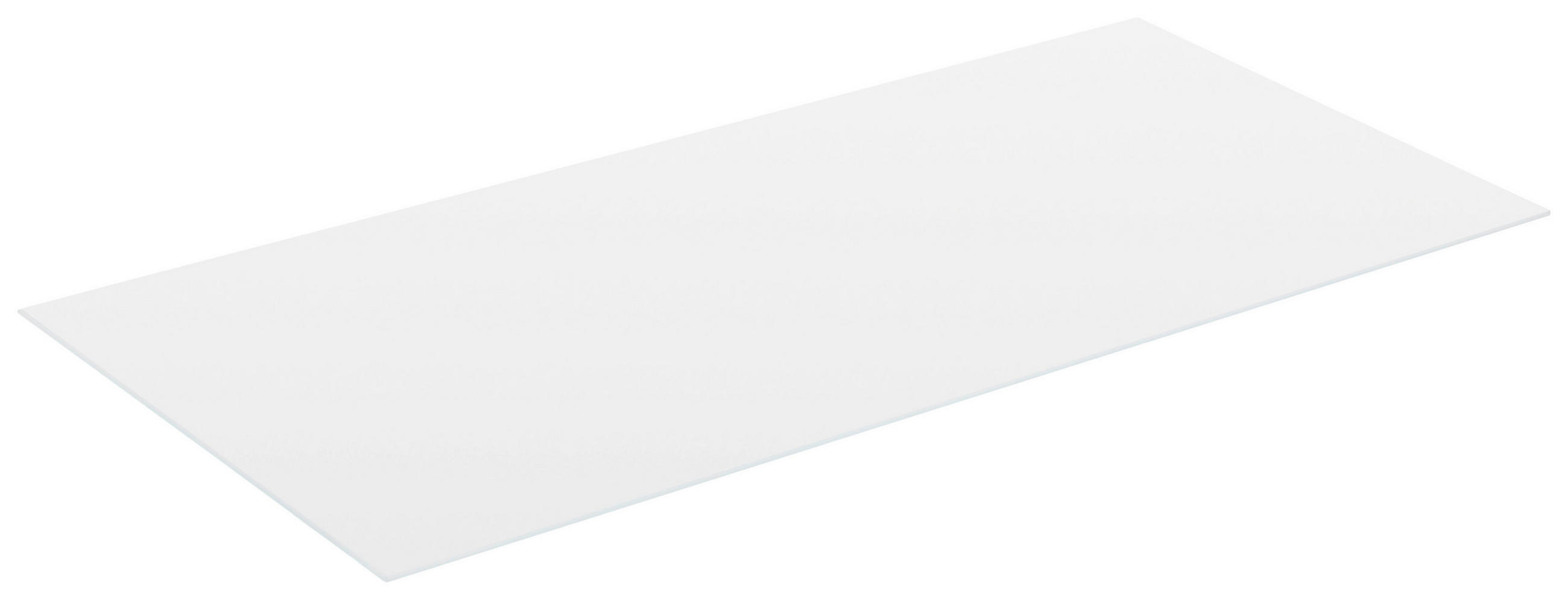 OBERPLATTE  Glas  Weiß  - Weiß, Basics, Glas (90,30/40,50/0,40cm) - Voleo