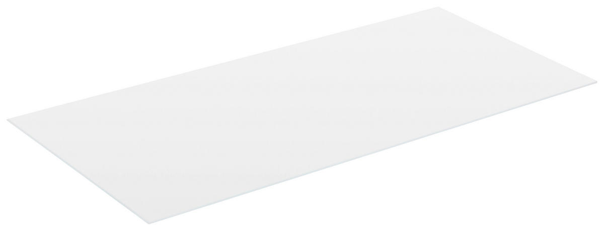 OBERPLATTE  in  - Weiß, Basics, Glas (90,30/40,50/0,40cm) - Voleo