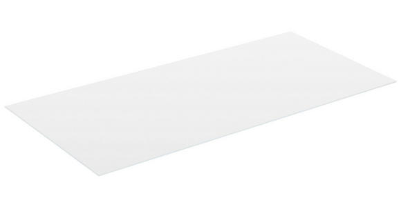 OBERPLATTE  in  - Weiß, Basics, Glas (90,30/40,50/0,40cm) - Voleo