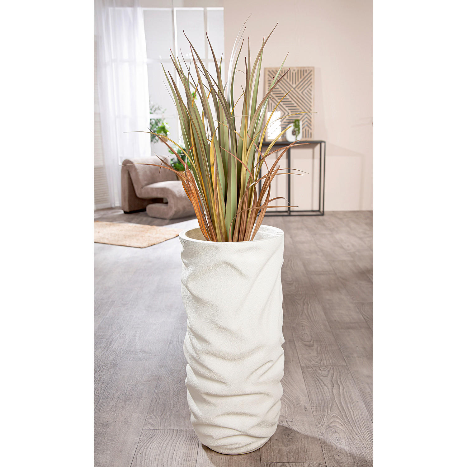 ÜBERTOPF  Crush  - Creme, Basics, Kunststoff (33/70cm)