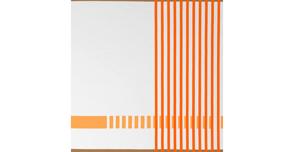 BETTWÄSCHE TANJA Satin 140/200 cm  - Orange, KONVENTIONELL, Textil (140/200cm) - Novel