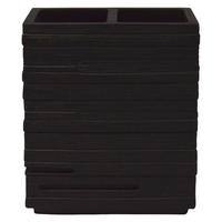 ZAHNPUTZBECHER Kunststoff  - Schwarz, Basics, Kunststoff (10,3/11,5/6,3cm) - Sadena