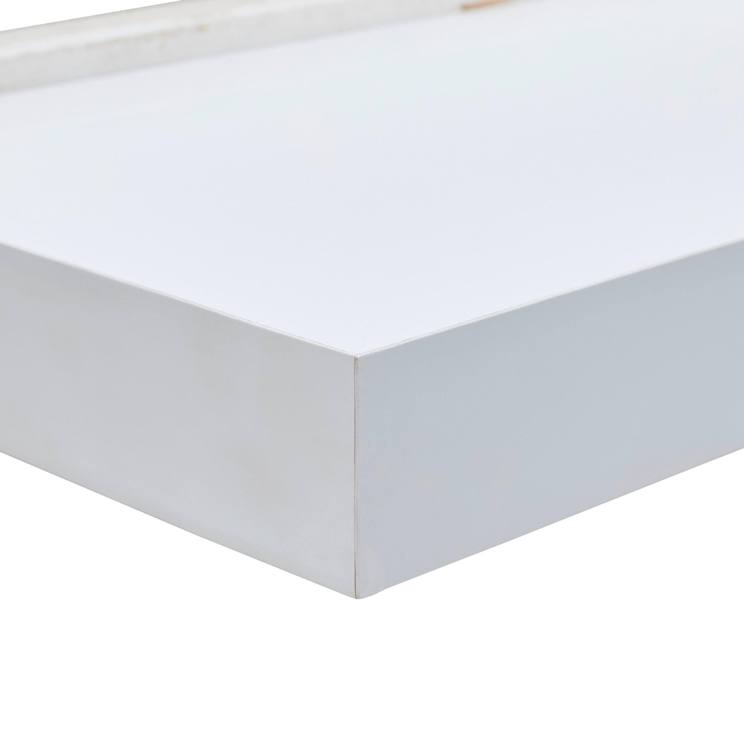 WANDBOARD Weiß  - Weiß, Basics, Holzwerkstoff (50/5/25cm) - Xora