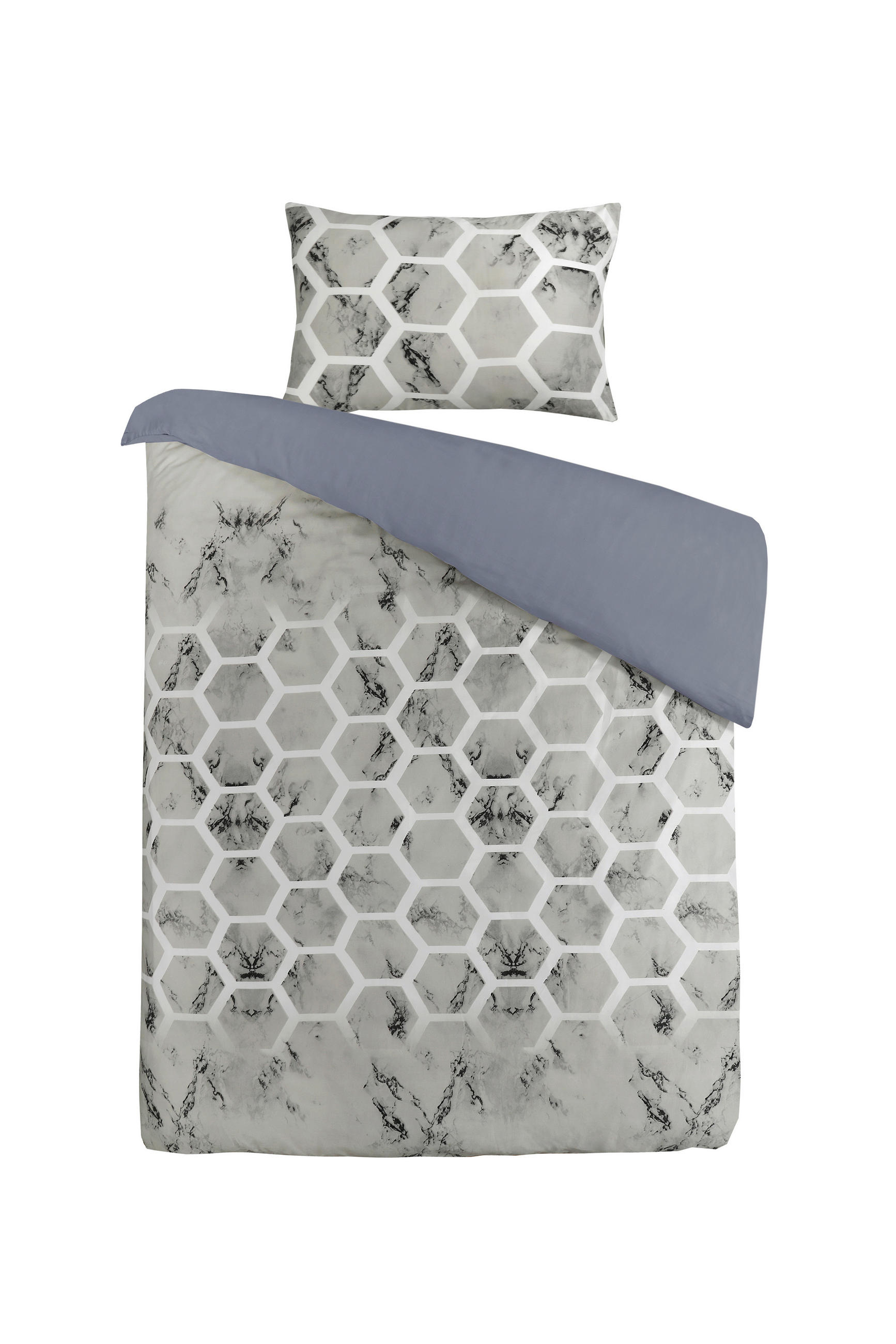 POSTEĽNÁ BIELIZEŇ, sivá, 140/200 cm - sivá, Basics, textil (140/200cm) - Kayoom