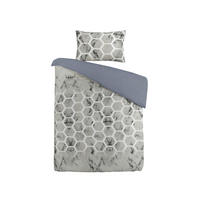 POSTEĽNÁ BIELIZEŇ, sivá, 140/200 cm - sivá, Basics, textil (140/200cm) - Kayoom