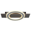 LED-DECKENLEUCHTE 44/29/5,5 cm   - Anthrazit/Opal, Design, Kunststoff/Metall (44/29/5,5cm) - Globo