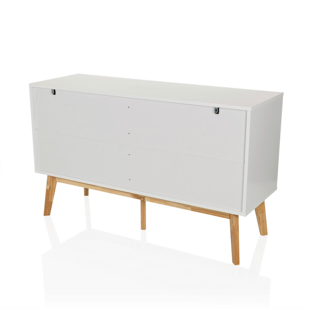 SIDEBOARD  in 120/72/40 cm  - Hellbraun/Weiß, MODERN, Holzwerkstoff (120/72/40cm) - MID.YOU