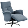 DREHSTUHL  in Flachgewebe Hellblau  - Chromfarben/Hellblau, Konventionell, Textil/Metall (75/112/82cm) - Sit & More