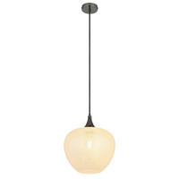 HÄNGELEUCHTE 29/120 cm  - Klar/Chromfarben, KONVENTIONELL, Glas/Kunststoff (29/120cm) - Globo
