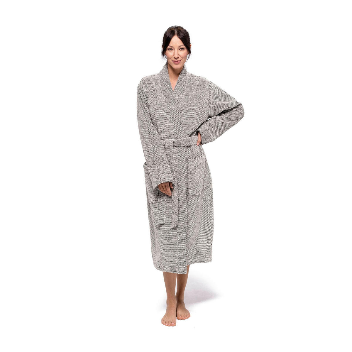 BADEMANTEL L Unisex  - Naturfarben, Basics, Textil (Lnull) - Moeve