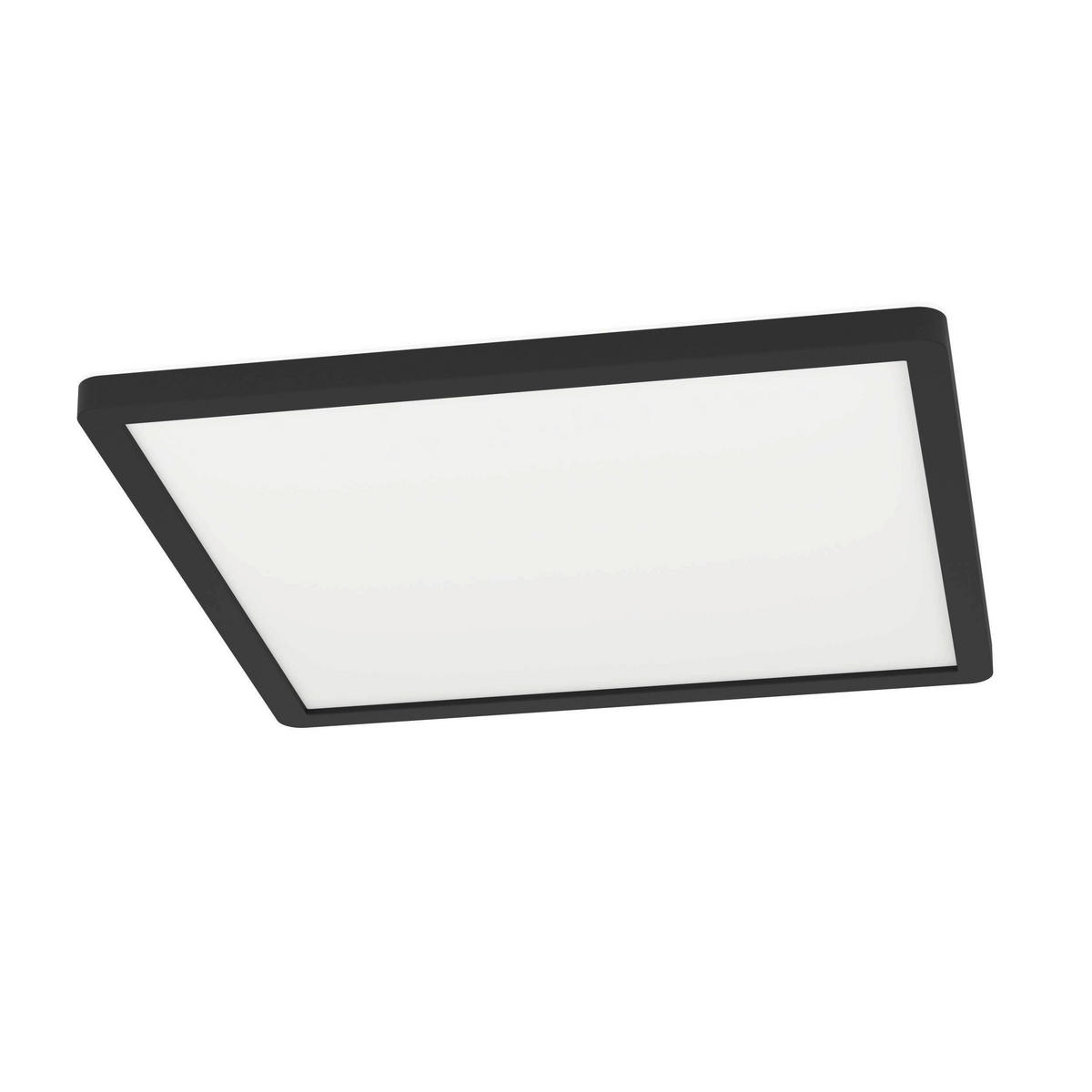 TAKLAMPA FÖR BADRUM Curitiba 29/29/2,5 cm  - vit/svart, Basics, plast (29/29/2,5cm) - Celina