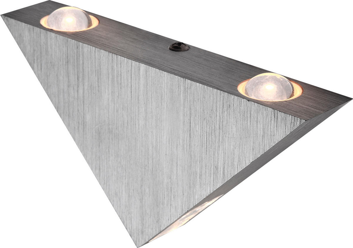 LED-WANDLEUCHTE Gordon 16,5/3/9 cm   - Design, Kunststoff/Metall (16,5/3/9cm) - Globo