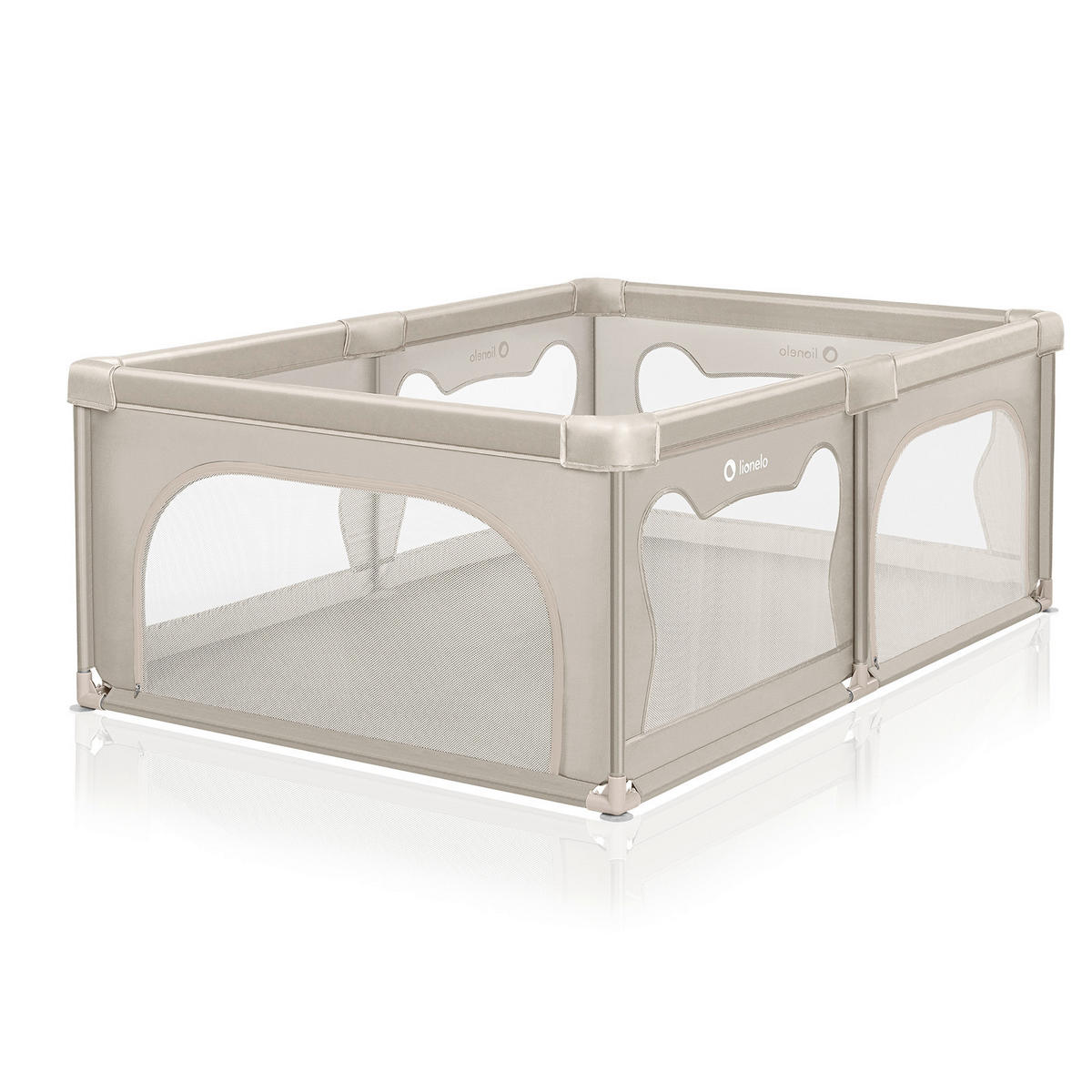 LAUFGITTER Willow  127/187/68 cm  - Sandfarben/Beige, Basics, Kunststoff (127/187/68cm) - Lionelo