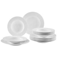 ASZTALI ÉTKÉSZLET 12 részes  - fehér, Design, kerámia - Seltmann Weiden