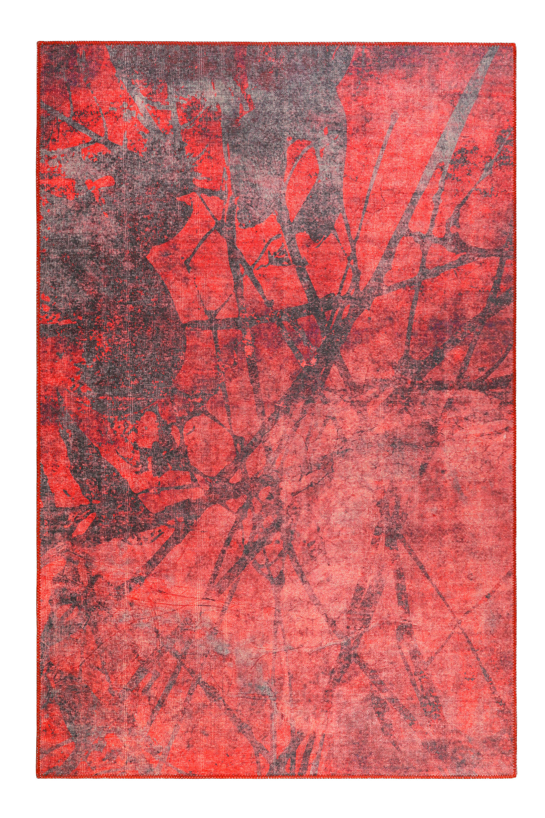 WEBTEPPICH 120/170 cm Pepe Rot, Rotbraun  - Rotbraun/Rot, Trend, Textil (120/170cm) - Novel