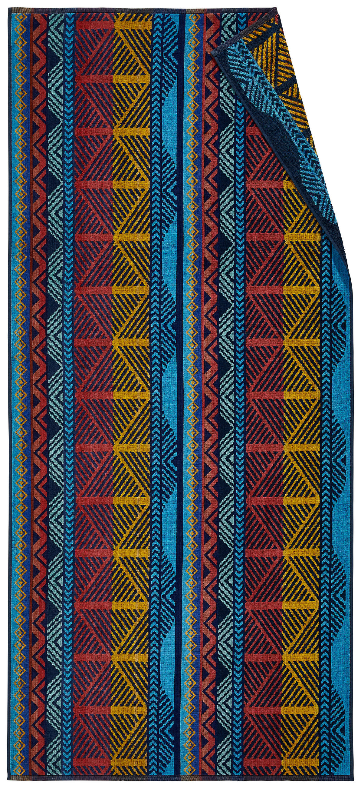 STRANDTUCH Ethno Multicolor 80/180 cm  - Multicolor, Design, Textil (80/180cm) - Esposa