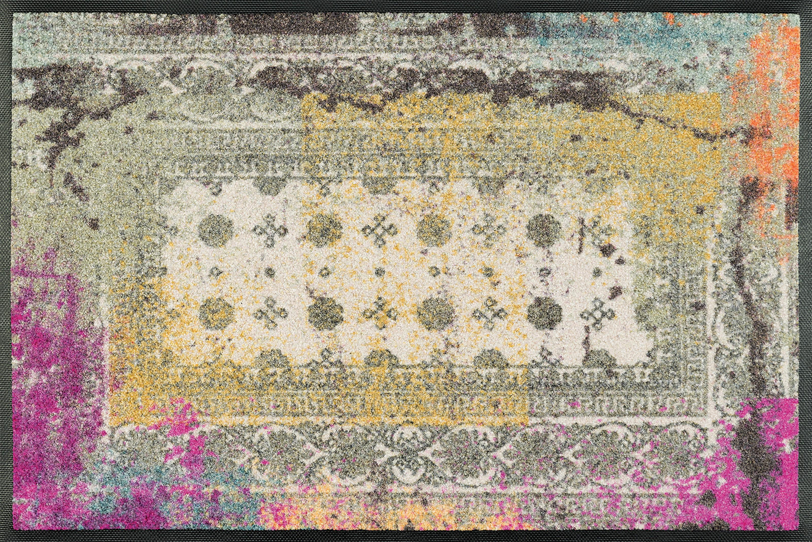 wash+dry FUßMATTE Taza Pink Mehrfarbig 50x75 cm
