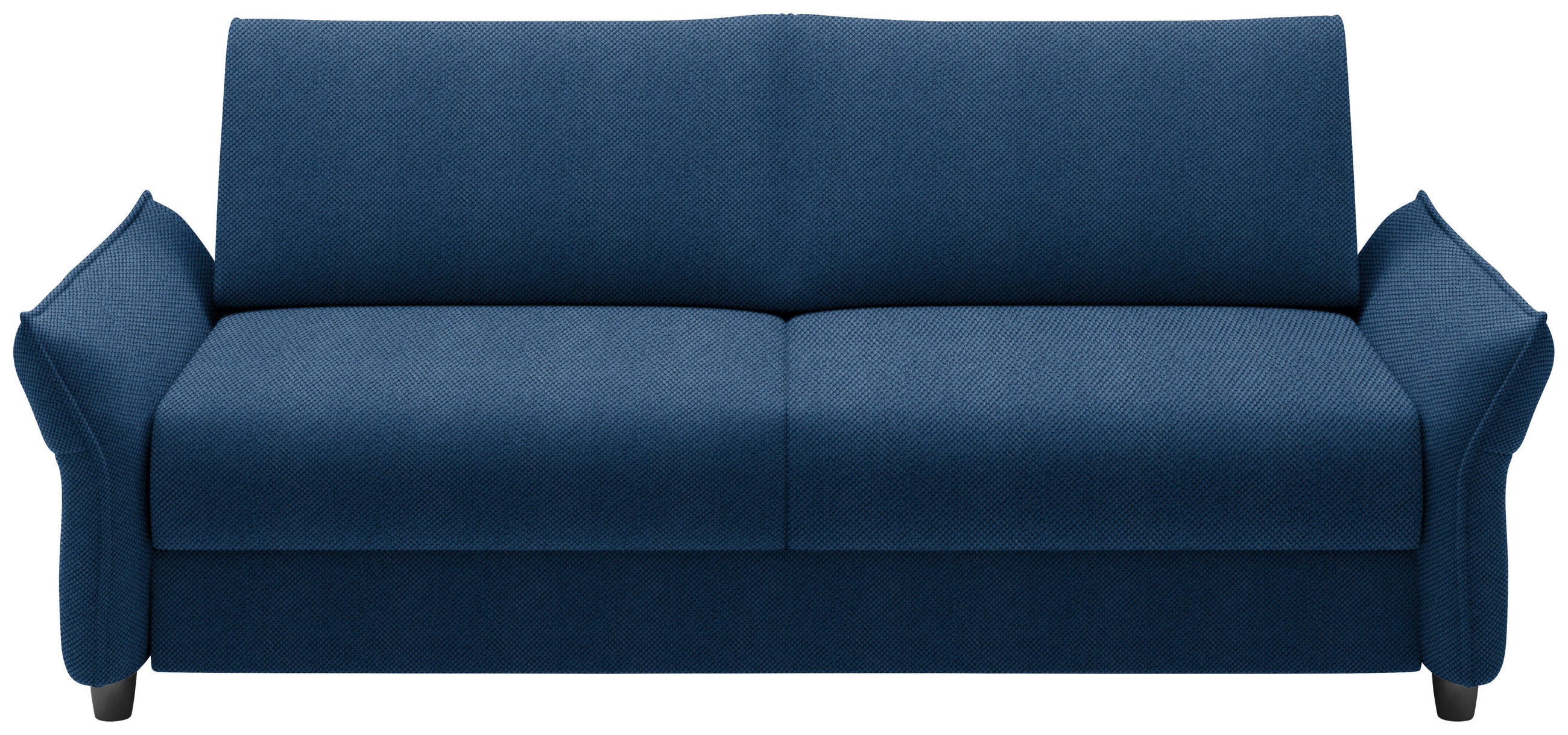 SCHLAFSOFA Webstoff Royalblau  - Royalblau/Schwarz, KONVENTIONELL, Kunststoff/Textil (198/82/106cm) - MID.YOU