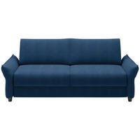 SCHLAFSOFA in Textil Royalblau  - Royalblau/Schwarz, Konventionell, Kunststoff/Textil (198/82/106cm) - Ti'me
