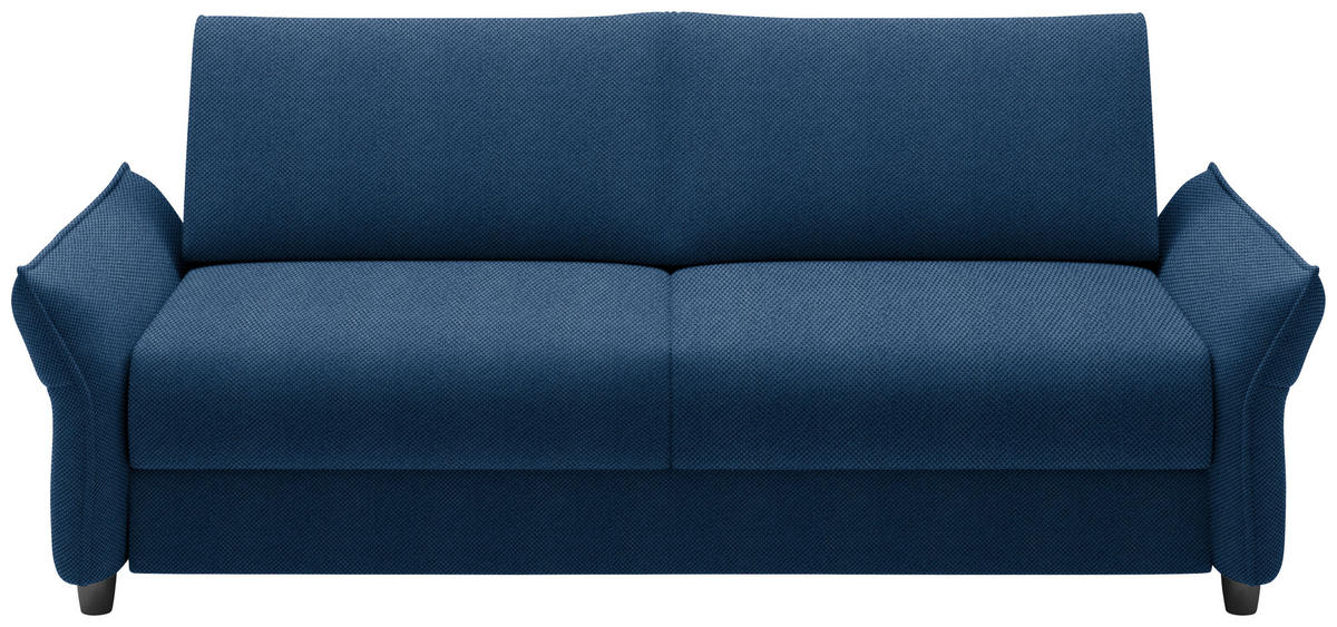 SCHLAFSOFA in Textil Royalblau  - Royalblau/Schwarz, Konventionell, Kunststoff/Textil (198/82/106cm) - Ti'me