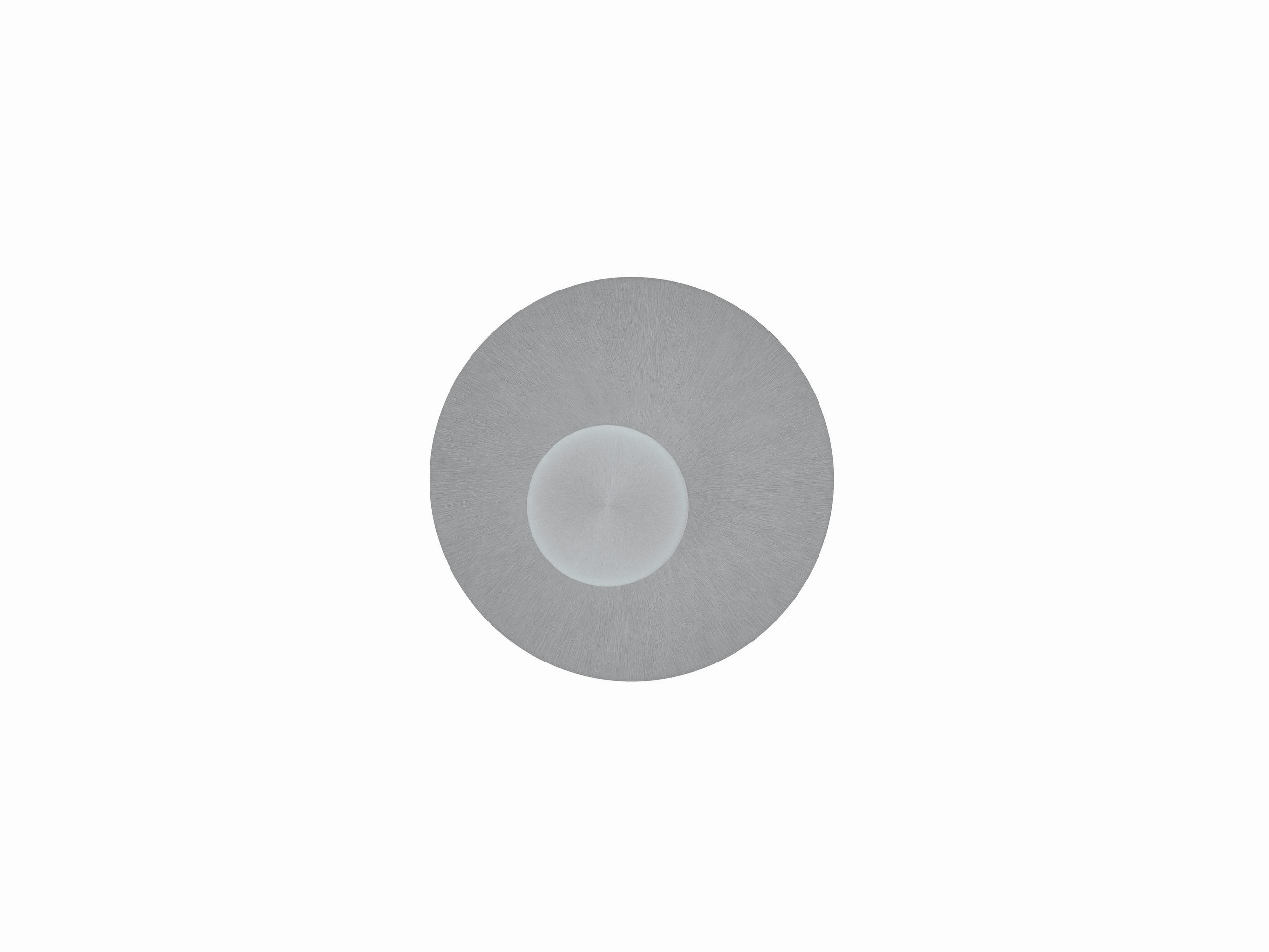 LED-DECKENLEUCHTE STELLA 45/4 cm   - Alufarben, MODERN, Metall (45/4cm) - Hell