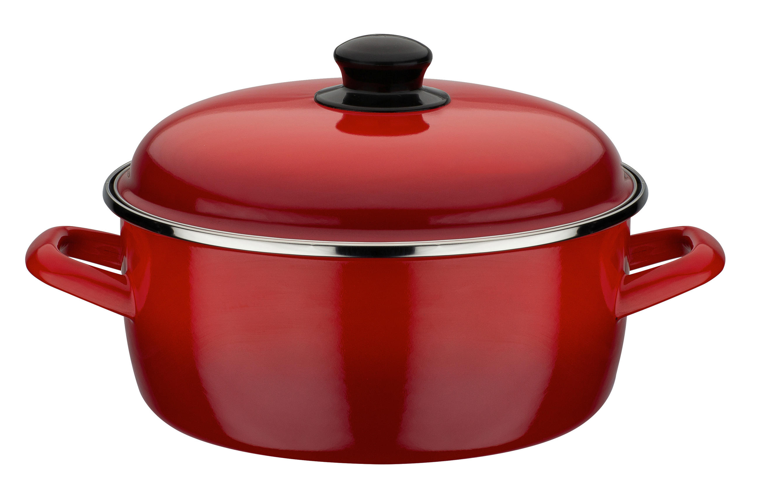 KOCHTOPFSET Red Shadow 4-teilig  - Rot, Basics, Metall - GSW