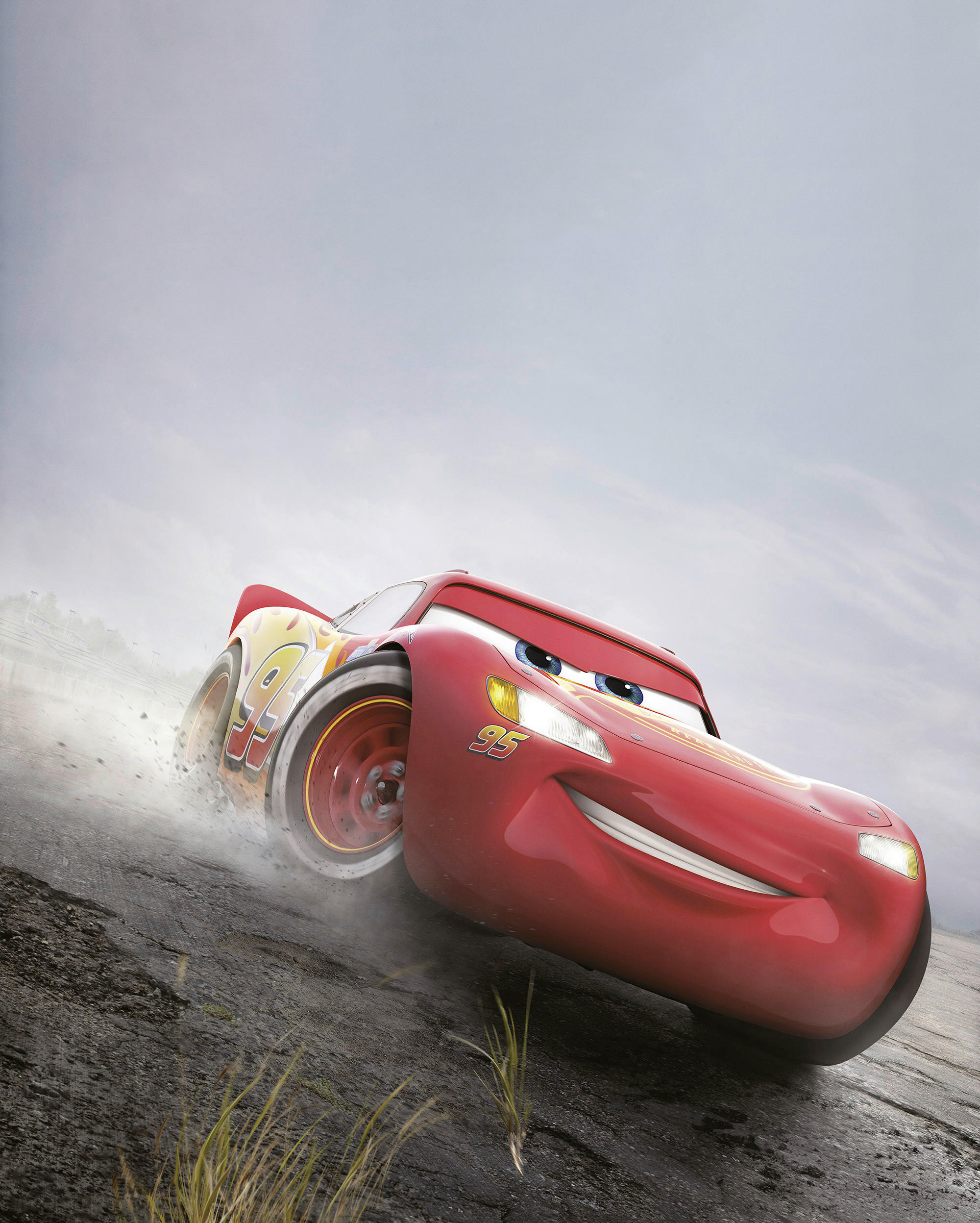 FOTOTAPETE CARS SHINE  - Rot, Design, Textil (200/250cm) - Disney