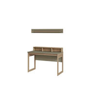 BÜRO - Eukalyptusholzfarben, Design, Holzwerkstoff (150/170/60cm) - MID.YOU