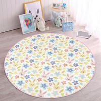 KINDERTEPPICH 150/150 cm Multicolor rund  - Multicolor, Basics, Textil (150/150cm)