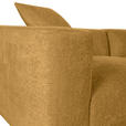 ECKSOFA  in Chenille Senfgelb  323/178 cm  - Senfgelb/Schwarz, MODERN, Kunststoff/Textil (323/178cm) - Carryhome