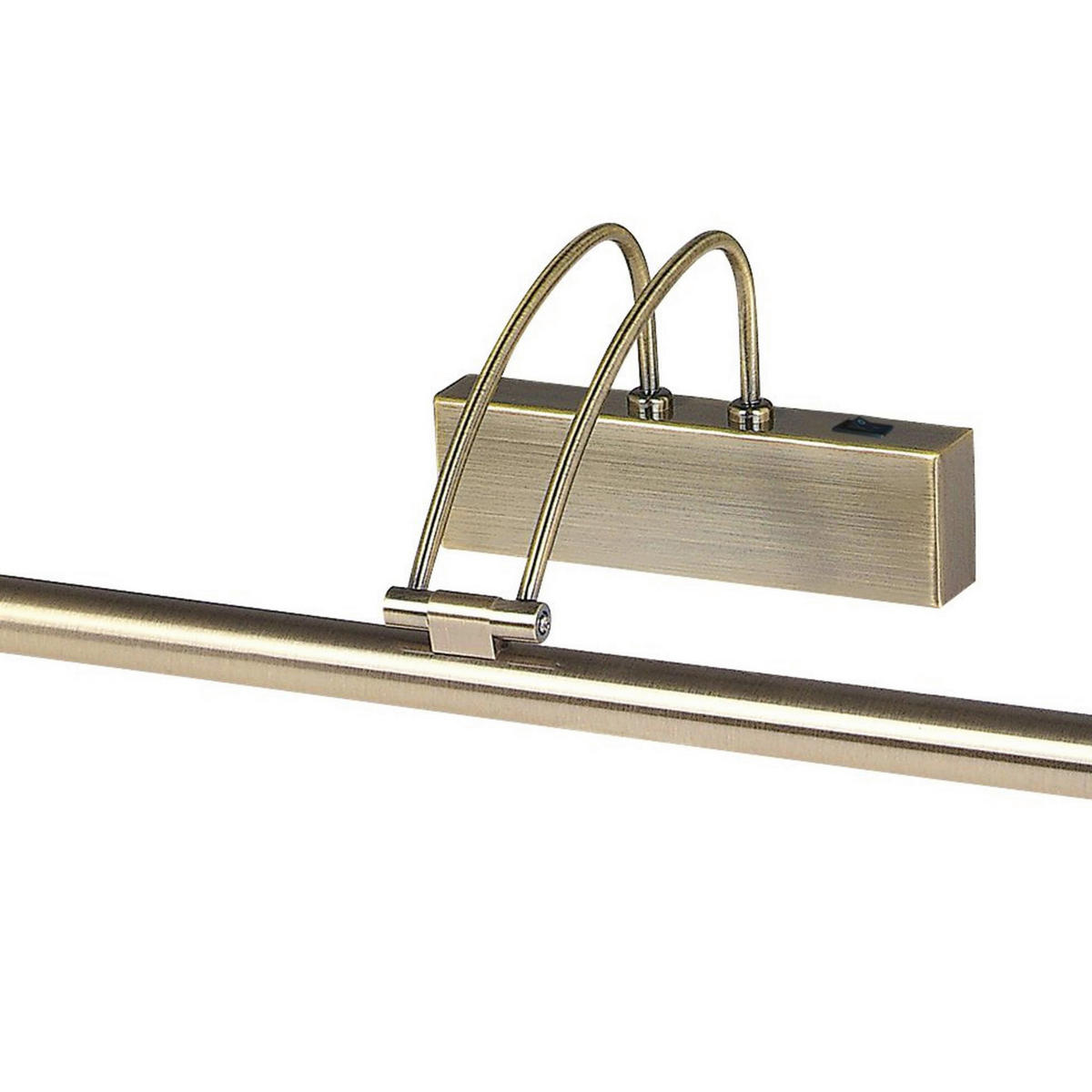 LED-BILDERLEUCHTE 68/12/20 cm   - Messingfarben, KONVENTIONELL, Kunststoff/Metall (68/12/20cm) - Searchlight