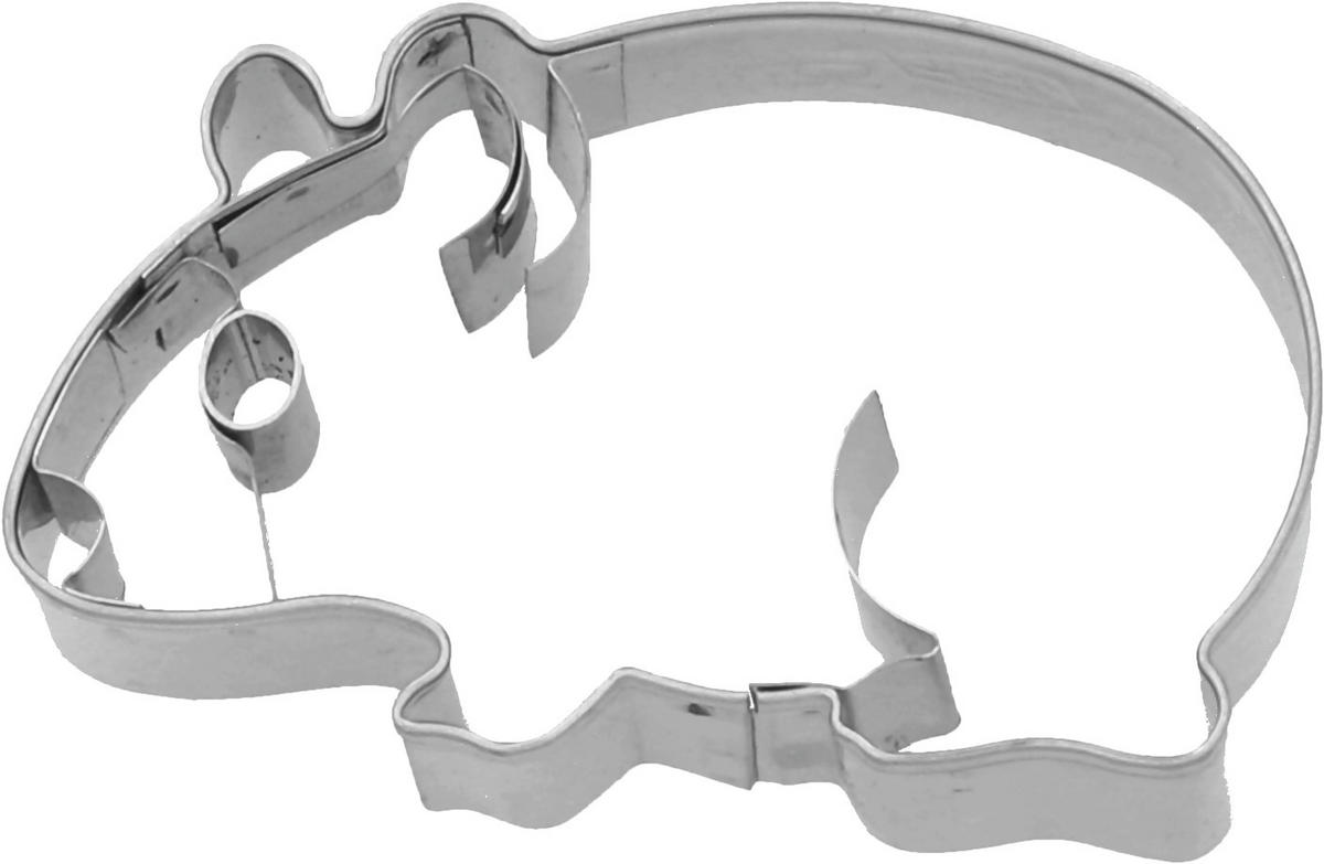KEKSAUSSTECHFORM - Edelstahlfarben, Basics, Metall (7/4/2,5cm) - Birkmann