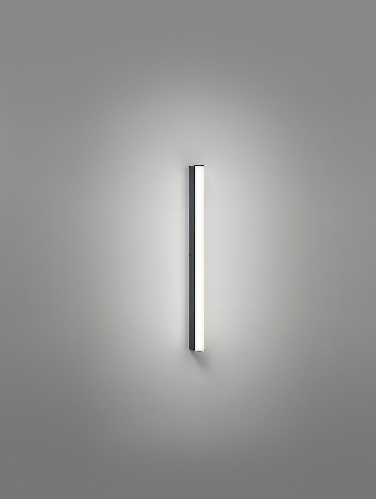 SPIEGELLEUCHTE Ponto-S 3/60/5 cm  - Schwarz, Design, Kunststoff/Metall (3/60/5cm) - Helestra