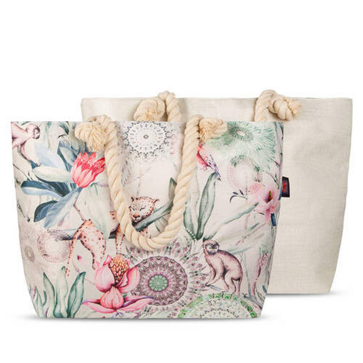 STRANDTASCHE - Multicolor, KONVENTIONELL, Textil (43/60cm)