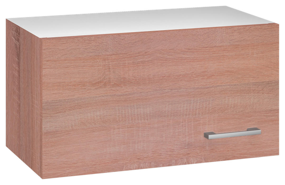 KÜCHENOBERSCHRANK 60/32/32 cm  in Weiß, Sonoma Eiche  - Alufarben/Weiß, KONVENTIONELL, Holzwerkstoff/Kunststoff (60/32/32cm) - FlexWell