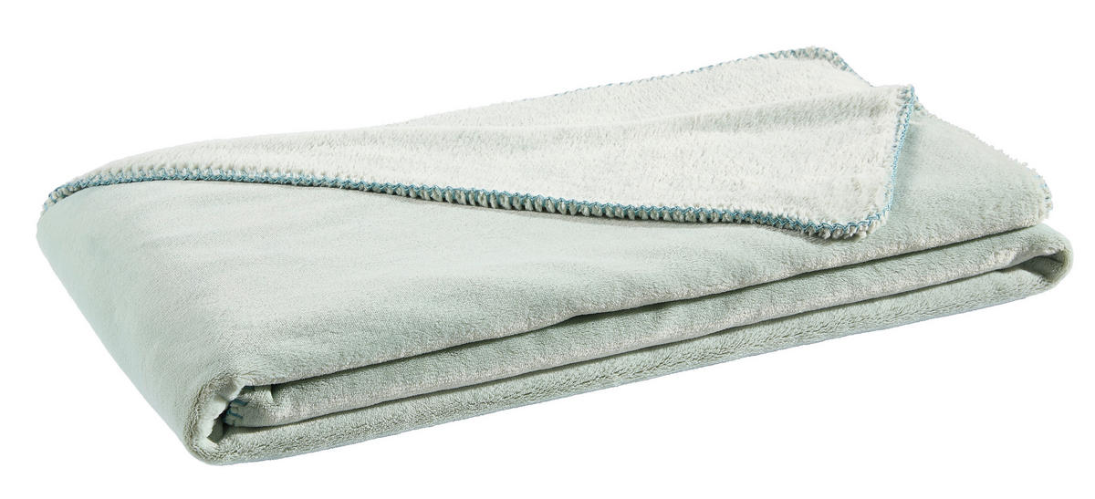 DEKA, polyester (recyklovaný), 140/190 cm - mätovozelená, Basics, textil (140/190cm) - Zoeppritz