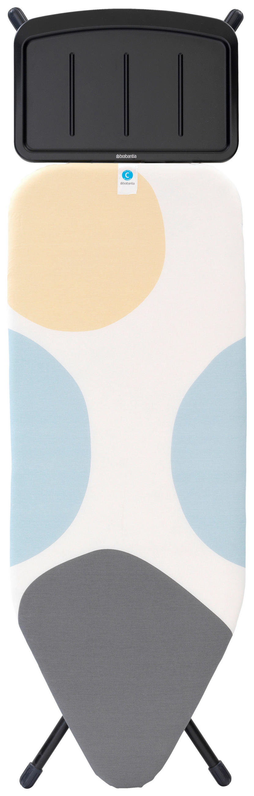 BÜGELBRETT - Blau/Beige, Design, Textil (49/159/8cm) - Brabantia