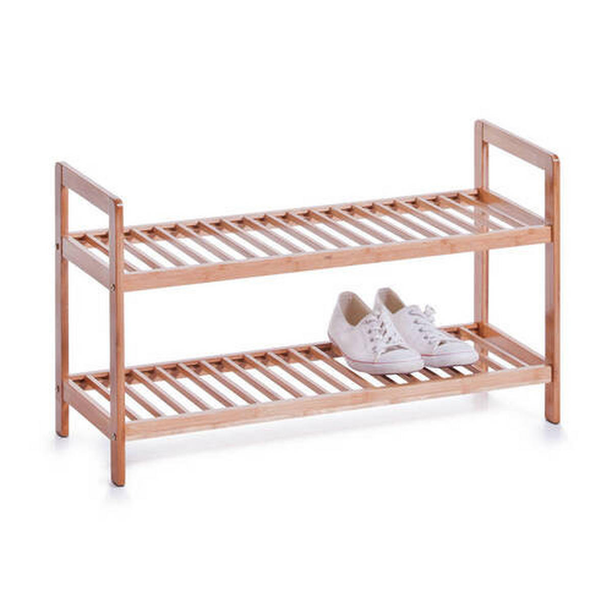SCHUHREGAL Bambus Naturfarben  - Naturfarben, Basics, Holz (70/26/40cm) - Zeller Present