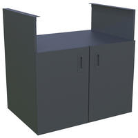 DONJI KUH.ELEM.ZA VANJ.UPORAB  90/92/63 cm  - antracit, Basics, metal (90/92/63cm) - Modante