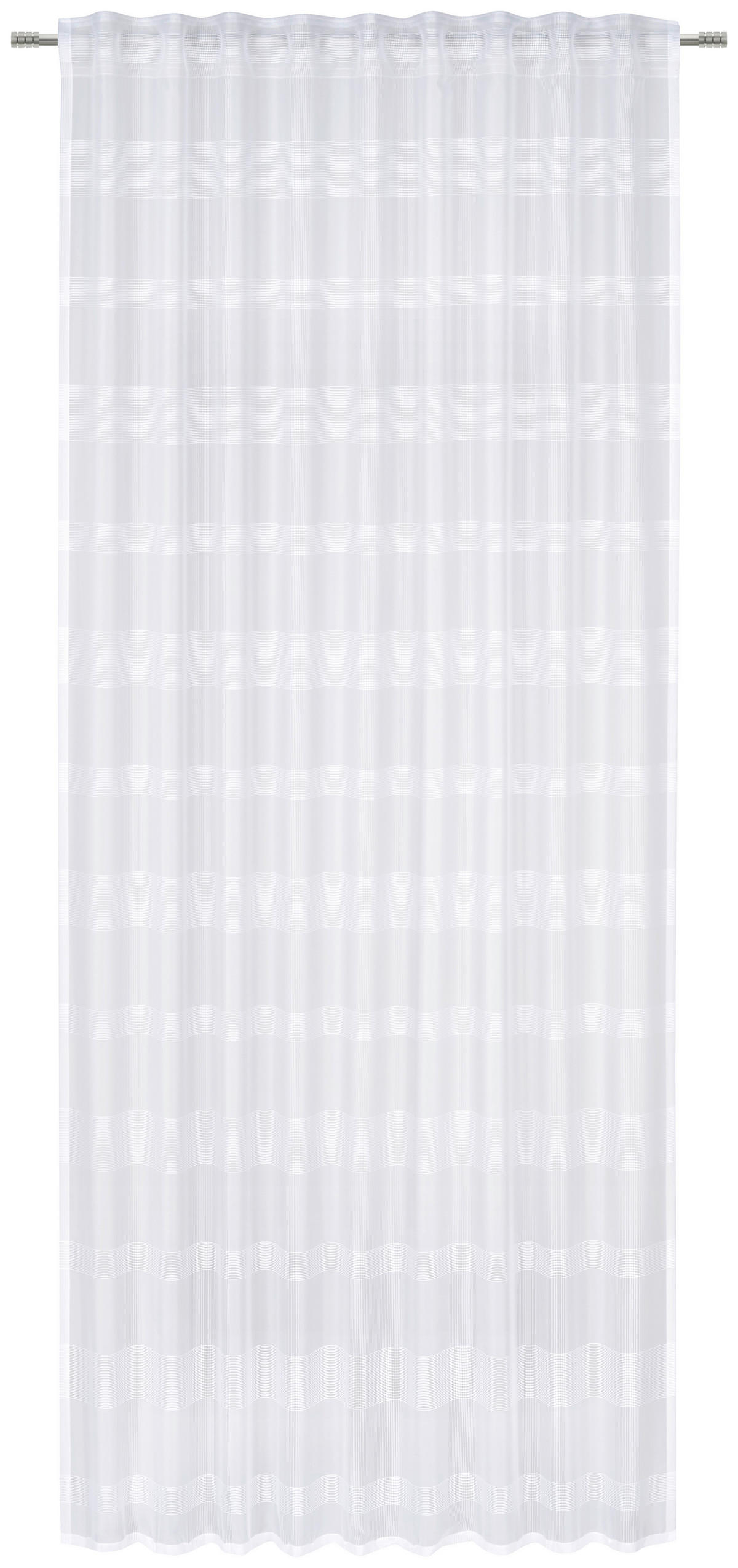 KOMBINIRANA ZAVESA  prosojno   140/245 cm  - bela, Basics, tekstil (140/245cm) - Esposa