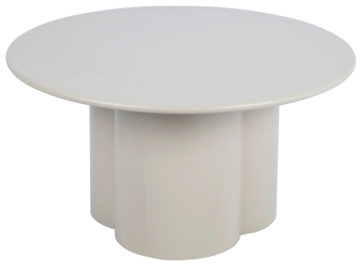 COUCHTISCH 80/80/42 cm rund Kaschmir  - Kaschmir, Design, Holzwerkstoff/Metall (80/80/42cm) - Stylife