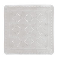 DUSCHEINLAGE Kunststoff  - Grau, Basics, Kunststoff (55/55cm) - Kleine Wolke