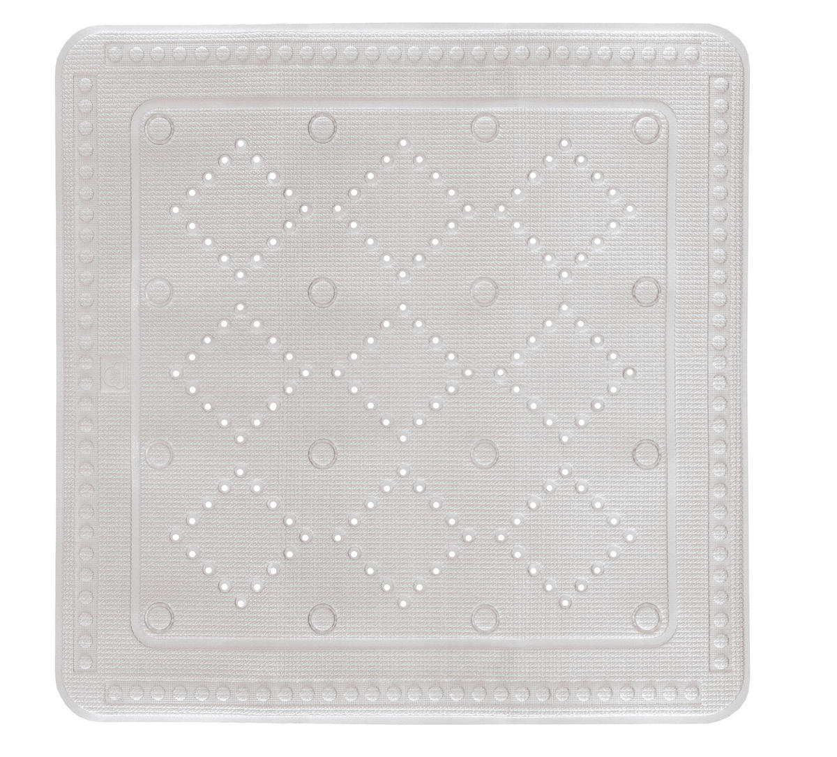 DUSCHEINLAGE Kunststoff  - Grau, Basics, Kunststoff (55/55cm) - Kleine Wolke