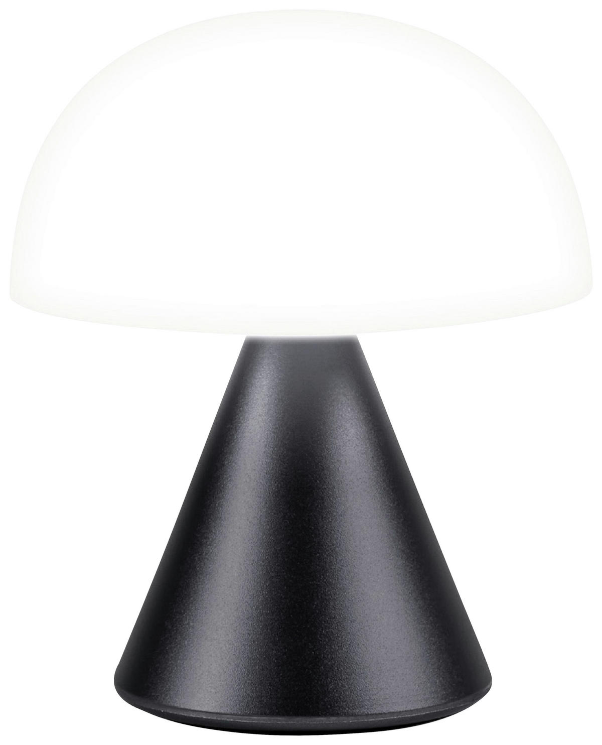 AKKU-TISCHLEUCHTE 7/8,3/7 cm   - Grau, Design, Kunststoff/Metall (7/8,3/7cm)