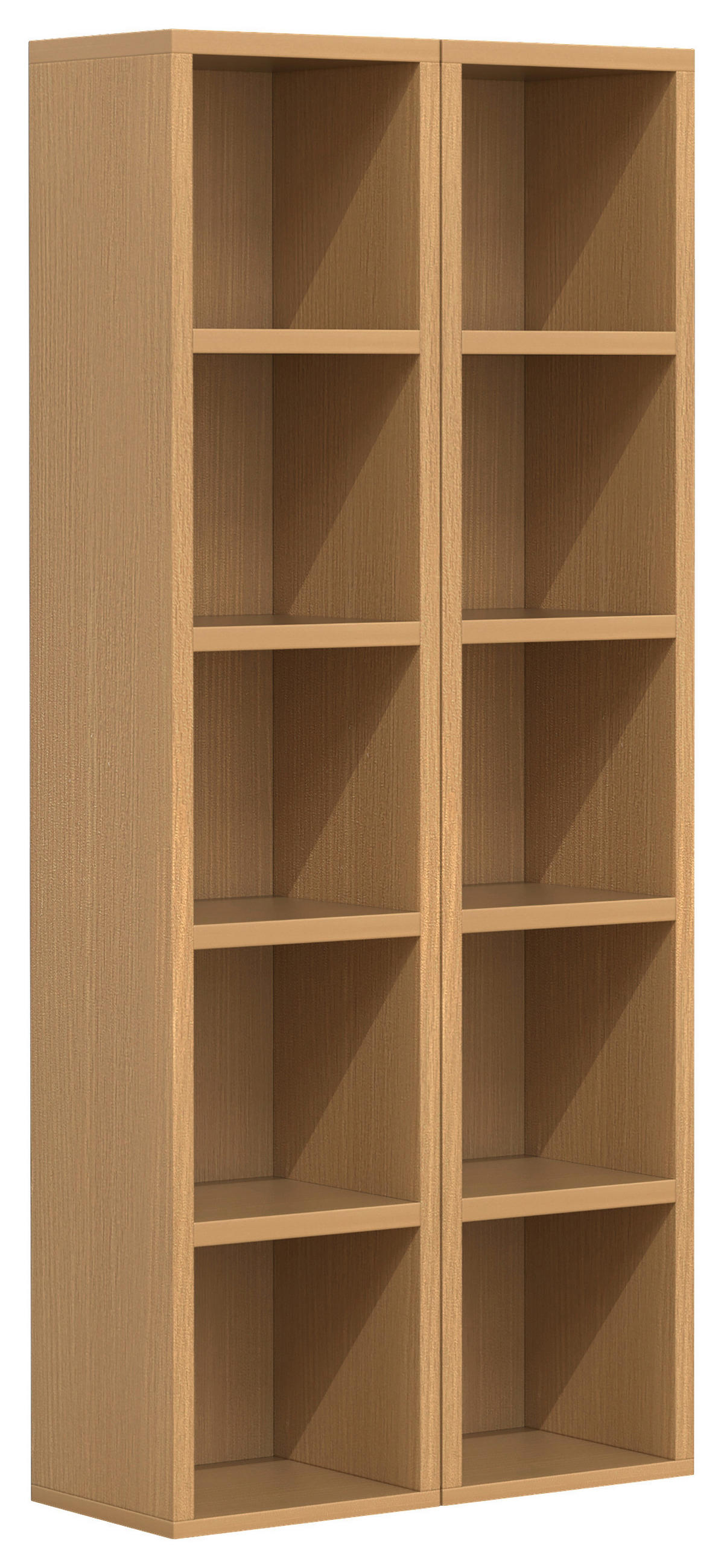 CD-REGAL - Buchefarben, Design, Holzwerkstoff (40/94/17cm) - MID.YOU
