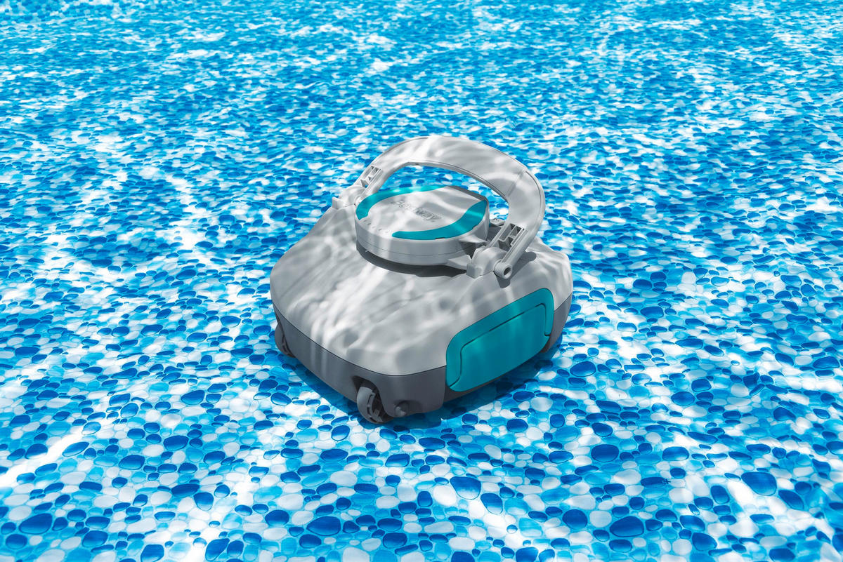 POOLROBOTER 58665  - Blau/Weiß, KONVENTIONELL, Kunststoff/Metall (27/14.4/15.5cm) - Bestway