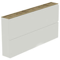 SCHUHKIPPER - Sandfarben/Weiss, Design, Holzwerkstoff (160/81/22cm) - Moderano