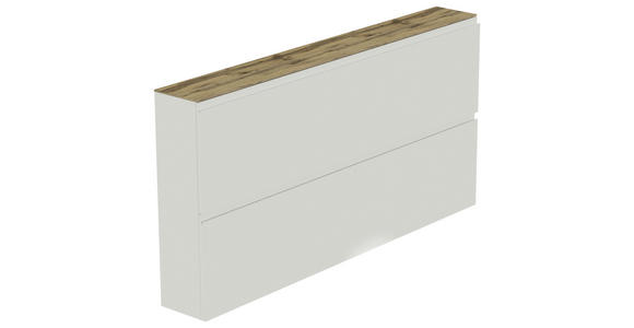 SCHUHKIPPER 160/81/22 cm  - Sandfarben/Eichefarben, Design, Holzwerkstoff (160/81/22cm) - Moderano